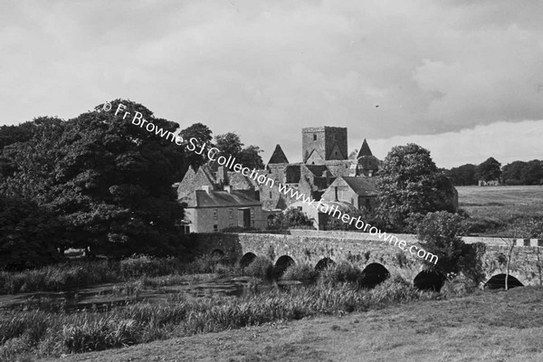 HOLY CROSS ABBEY  FROM VILLAGE